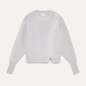Aritizia Heather Grey Lonell Sweater - Wool